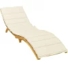 vidaXL Decor* Sun Lounger Cushion Cream 78.7