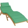 vidaXL Decor* Sun Lounger Cushion Green 73.2