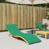 vidaXL Decor* Sun Lounger Cushion Green 78.7