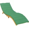 vidaXL Decor* Sun Lounger Cushion Green 78.7