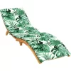 vidaXL Decor* Sun Lounger Cushion Leaf Pattern 78.7