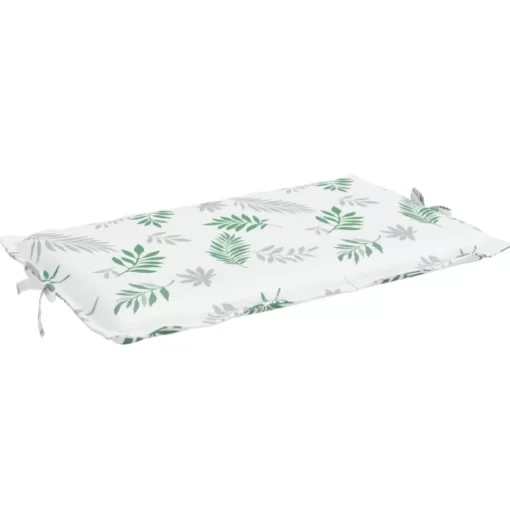 vidaXL Decor* Sun Lounger Cushion Leaf Pattern Oxford Fabric