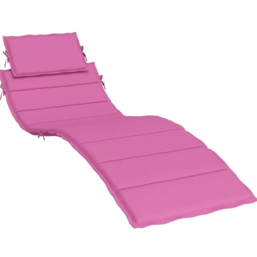 vidaXL Decor* Sun Lounger Cushion Pink Oxford Fabric