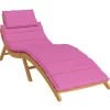 vidaXL Decor* Sun Lounger Cushion Pink Oxford Fabric