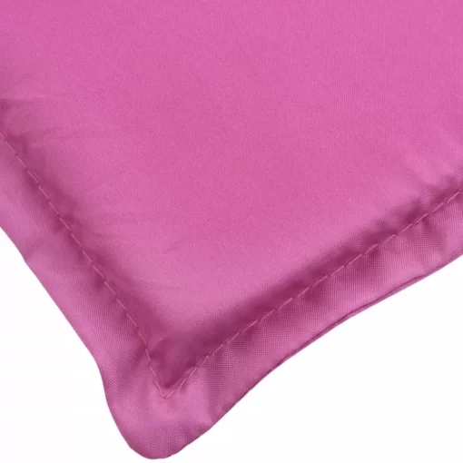 vidaXL Decor* Sun Lounger Cushion Pink Oxford Fabric