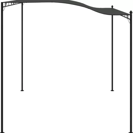 vidaXL Lawn & Garden* Sunshade Awning 9.8'X7.9' Anthracite