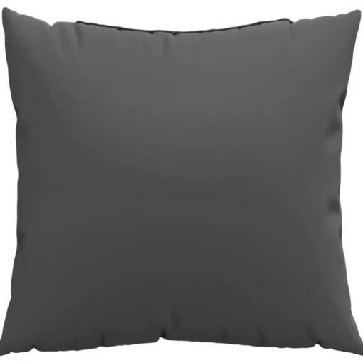 vidaXL Decor* Throw Pillows 4 Pcs Anthracite 15.7"X15.7" Fabric