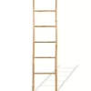 vidaXL Bathroom Accessories* Towel Ladder With 5 Rungs Bamboo 59