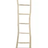 vidaXL Bathroom Accessories* Towel Ladder With 5 Rungs Teak 17.7