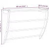 vidaXL Bathroom Accessories* Towel Rack 23.6