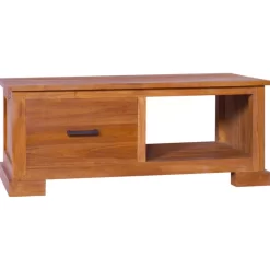 vidaXL Tv Benches & Tv Stands* Tv Stand 35.4"X19.7"X14.6" Solid Wood Teak