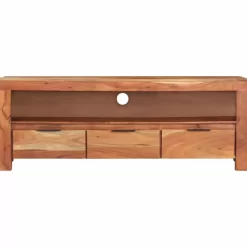 vidaXL Tv Benches & Tv Stands* Tv Stand 43.3"X11.8"X15.7" Solid Wood Acacia