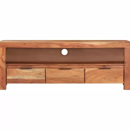 vidaXL Tv Benches & Tv Stands* Tv Stand 43.3"X11.8"X15.7" Solid Wood Acacia