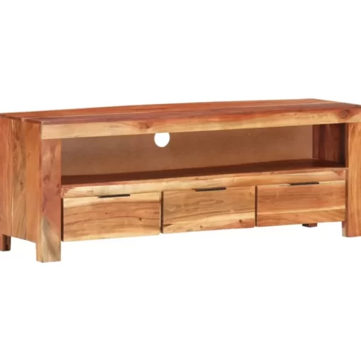 vidaXL Tv Benches & Tv Stands* Tv Stand 43.3"X11.8"X15.7" Solid Wood Acacia