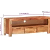 vidaXL Tv Benches & Tv Stands* Tv Stand 43.3