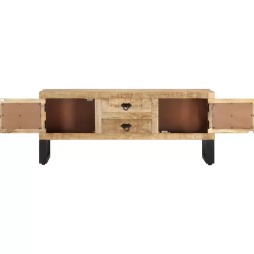 vidaXL Tv Benches & Tv Stands* Tv Stand 43.3"X11.8"X17.7" Rough Mango Wood