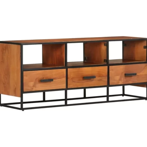 vidaXL Tv Benches & Tv Stands* Tv Stand 43.3"X11.8"X17.7" Solid Wood Acacia