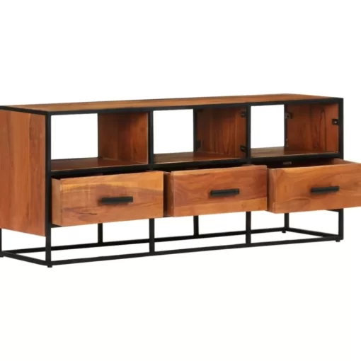 vidaXL Tv Benches & Tv Stands* Tv Stand 43.3"X11.8"X17.7" Solid Wood Acacia