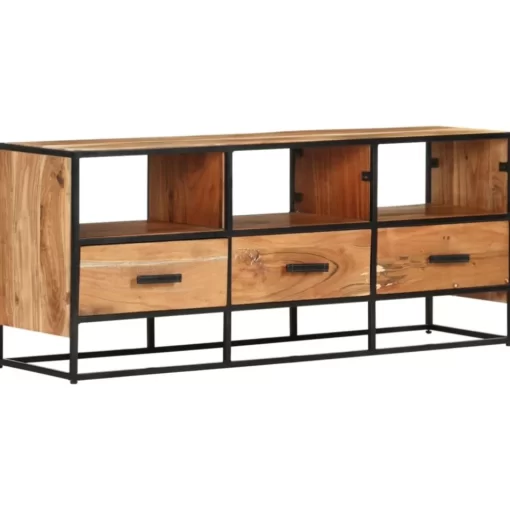 vidaXL Tv Benches & Tv Stands* Tv Stand 43.3"X11.8"X17.7" Solid Wood Acacia