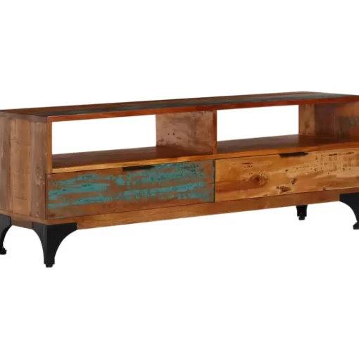 vidaXL Tv Benches & Tv Stands* Tv Stand 46.5"X13.8"X17.7" Solid Wood Reclaimed