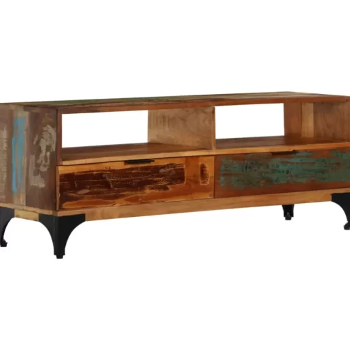 vidaXL Tv Benches & Tv Stands* Tv Stand 46.5"X13.8"X17.7" Solid Wood Reclaimed