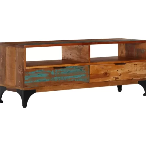 vidaXL Tv Benches & Tv Stands* Tv Stand 46.5"X13.8"X17.7" Solid Wood Reclaimed