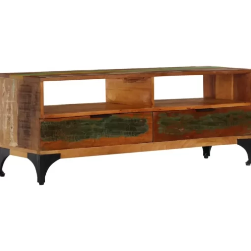 vidaXL Tv Benches & Tv Stands* Tv Stand 46.5"X13.8"X17.7" Solid Wood Reclaimed