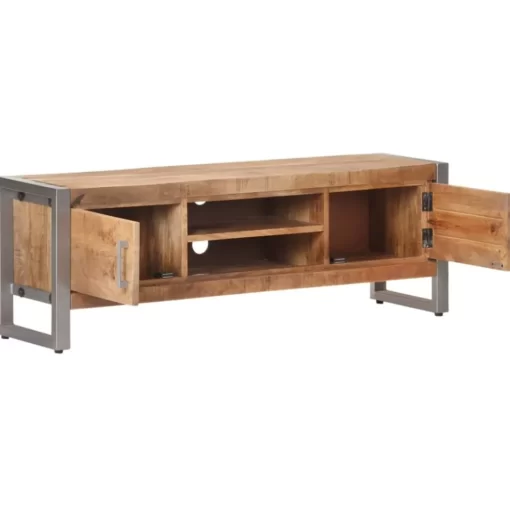 vidaXL Tv Benches & Tv Stands* Tv Stand 47.2"X11.8"X15.7" Rough Mango Wood