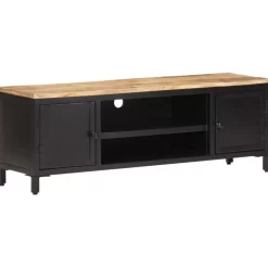 vidaXL Tv Benches & Tv Stands* Tv Stand 47.2"X11.8"X15.7" Solid Rough Mango Wood