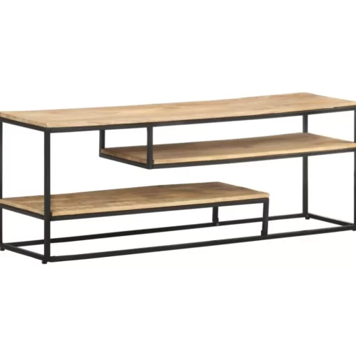 vidaXL Tv Benches & Tv Stands* Tv Stand 51.2"X11.8"X17.7" Rough Mango Wood