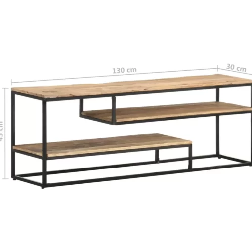 vidaXL Tv Benches & Tv Stands* Tv Stand 51.2"X11.8"X17.7" Rough Mango Wood