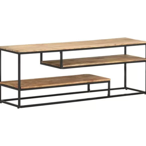 vidaXL Tv Benches & Tv Stands* Tv Stand 51.2"X11.8"X17.7" Rough Mango Wood