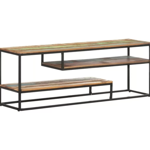 vidaXL Tv Benches & Tv Stands* Tv Stand 51.2"X11.8"X17.7" Solid Wood Reclaimed