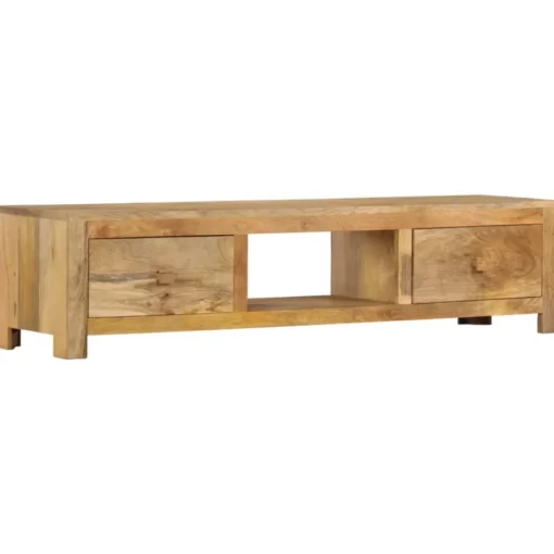 vidaXL Tv Benches & Tv Stands* Tv Stand 55.1"X11.8"X12.6" Solid Wood Mango