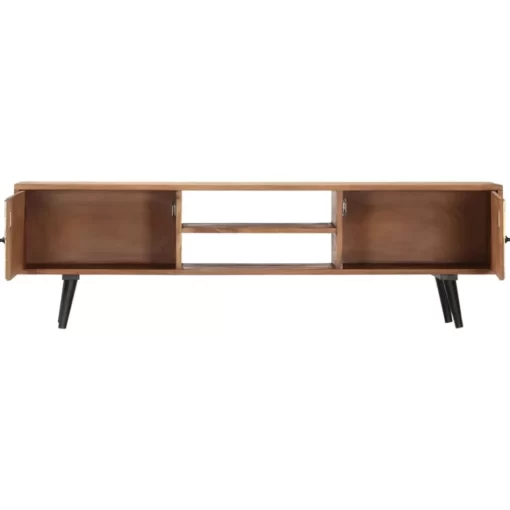 vidaXL Tv Benches & Tv Stands* Tv Stand 55.1"X11.8"X15.7" Solid Wood Acacia