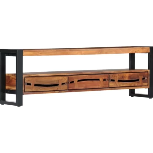 vidaXL Tv Benches & Tv Stands* Tv Stand 55.1"X11.8"X17.7" Solid Wood Acacia