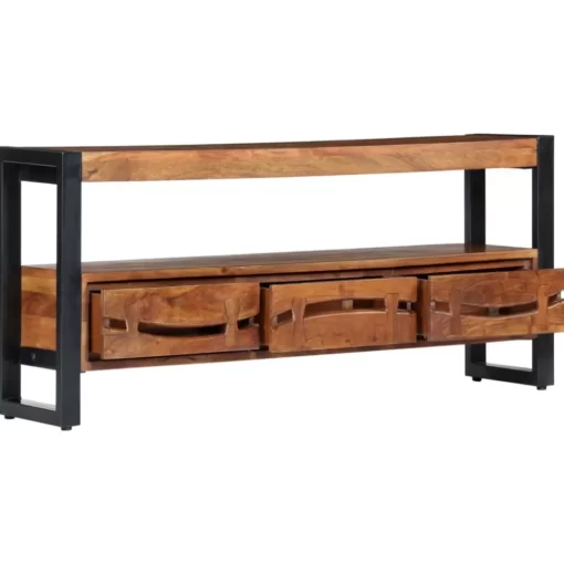 vidaXL Tv Benches & Tv Stands* Tv Stand 55.1"X11.8"X17.7" Solid Wood Acacia