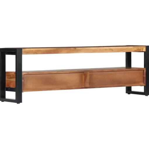 vidaXL Tv Benches & Tv Stands* Tv Stand 55.1"X11.8"X17.7" Solid Wood Acacia