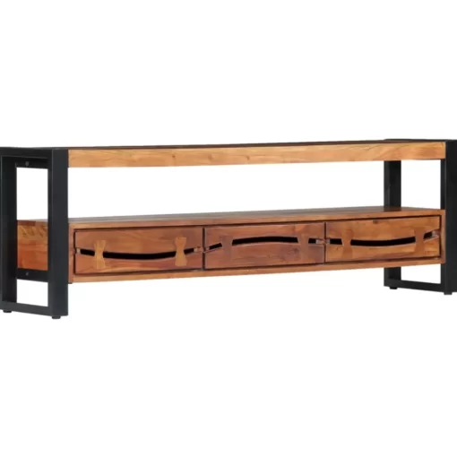 vidaXL Tv Benches & Tv Stands* Tv Stand 55.1"X11.8"X17.7" Solid Wood Acacia