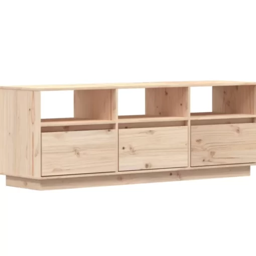 vidaXL Tv Benches & Tv Stands* Tv Stand 55.1"X14.6"X19.7" Solid Wood Pine