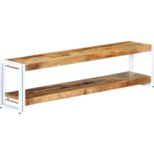 vidaXL Tv Benches & Tv Stands* Tv Stand 59.1"X11.8"X15.7" Solid Wood Mango