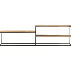 vidaXL Tv Benches & Tv Stands* Tv Stand 70.9"X11.8"X19.7" Rough Mango Wood