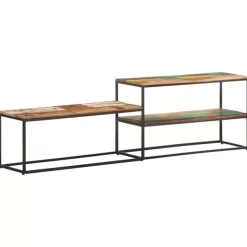 vidaXL Tv Benches & Tv Stands* Tv Stand 70.9"X11.8"X19.7" Solid Wood Reclaimed