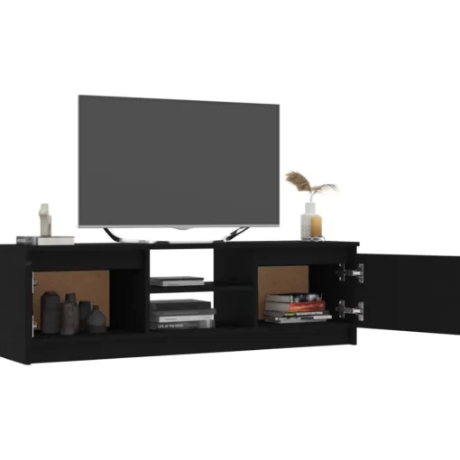 vidaXL Tv Benches & Tv Stands* Tv Stand Black 47.2"X11.8"X14" Engineered Wood