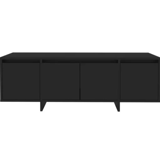 vidaXL Tv Benches & Tv Stands* Tv Stand Black 47.2"X11.8"X15.9" Engineered Wood