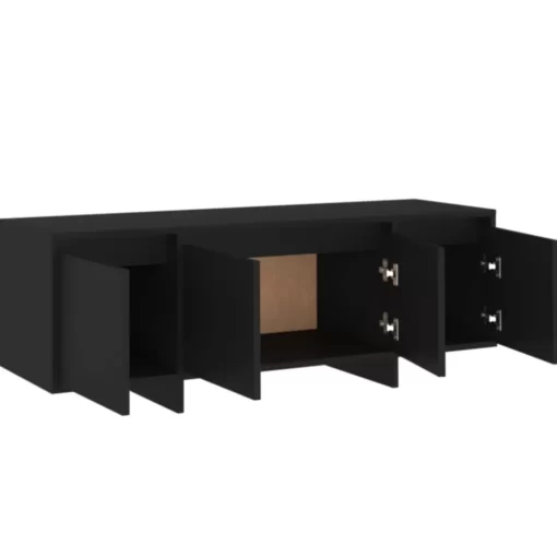 vidaXL Tv Benches & Tv Stands* Tv Stand Black 47.2"X11.8"X15.9" Engineered Wood