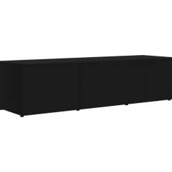 vidaXL Tv Benches & Tv Stands* Tv Stand Black 47.2"X13.4"X11.8" Engineered Wood