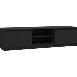 vidaXL Tv Benches & Tv Stands* Tv Stand Black 55.1"X15.7"X14" Engineered Wood