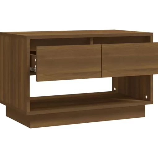 vidaXL Tv Benches & Tv Stands* Tv Stand Brown Oak 27.6"X16.1"X17.3" Engineered Wood