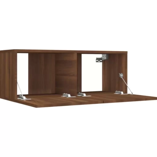 vidaXL Tv Benches & Tv Stands* Tv Stand Brown Oak 31.5"X11.8"X11.8" Engineered Wood